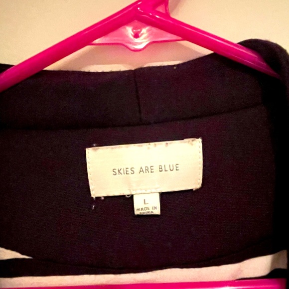 Skies are Blue plum collarless blazer size L - Picture 5 of 6